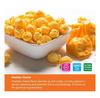 Gourmet Popcorn - LIMITED EDITION 6 Cheddar Cheese Mini Cones - Small Storage Space Friendly & Great Stocking Stuffers! 5.4oz total and Exclusive Inspirational Sticker! view 4