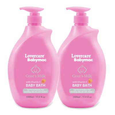 Lovercare 2-Pack Baby Milk Bath - 2 x 33.8 Fl Oz - New Pink version