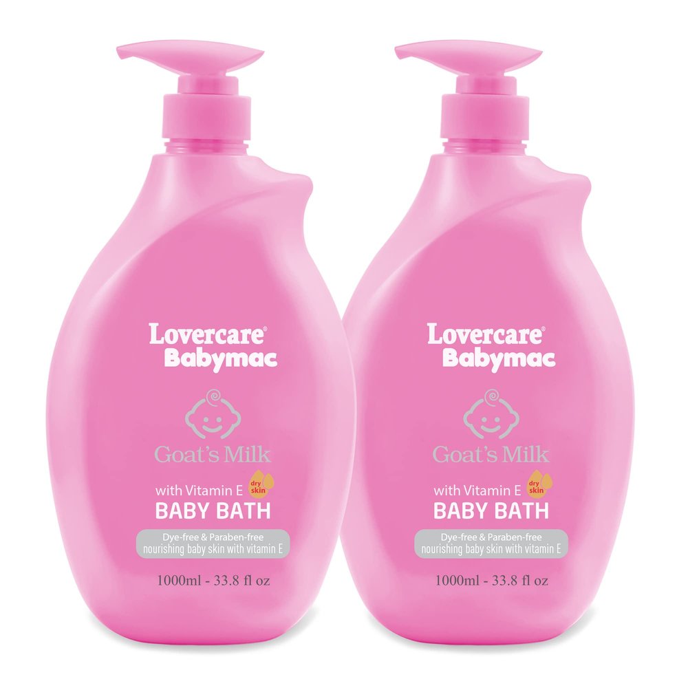 Lovercare 2-Pack Baby Milk Bath - 2 x 33.8 Fl Oz - New Pink version