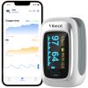 Vibeat Bluetooth Fingertip Pulse Oximeter with Pulse Rate, Blood Oxygen Saturation Monitor | Finger O2 Meter, Batteries and Lanyard Included, Free APP view 1