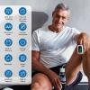 Vibeat Bluetooth Fingertip Pulse Oximeter with Pulse Rate, Blood Oxygen Saturation Monitor | Finger O2 Meter, Batteries and Lanyard Included, Free APP view 2