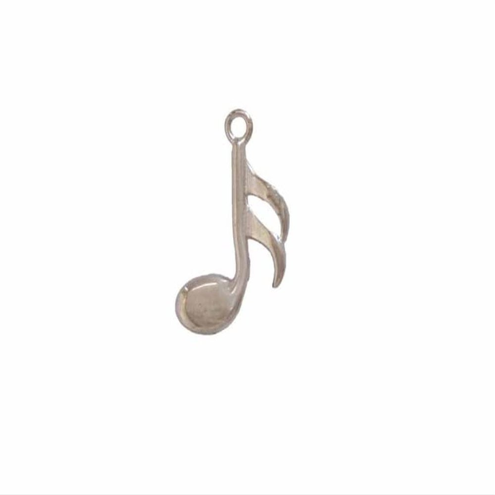 16th Note Charm Sterling Silver 16th Note Charm Silver16th Note Charm 16th Note Jewelry 16th Note Necklace Jewelry Making Pendant For You