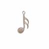 16th Note Charm Sterling Silver 16th Note Charm Silver16th Note Charm 16th Note Jewelry 16th Note Necklace Jewelry Making Pendant For You view 1