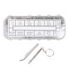 Pilipane Eyeglass Repair Kit with Compact Screw Box, Accurate Screwdriver Set, Screws, Tweezer for Watch Clock Spectacle Eye Glass Repair view 1