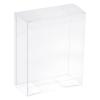 MECCANIXITY Plastic Retail Boxes 3.9"x2"x5.9" (100x50x150mm) Gift Box with Protecting Film for Candy, Cookies, Christmas, Wedding, Party Wrapping Clear Pack of 10 view 1
