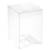 MECCANIXITY Plastic Retail Boxes 2.8"x2.8"x3.9" (70x70x100mm) Gift Box with Protecting Film for Candy, Cookies, Christmas, Wedding, Party Wrapping Clear Pack of 30 view 1