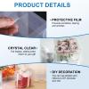 MECCANIXITY Plastic Retail Boxes 3.1"x0.8"x7.1" (80x20x180mm) Gift Box with Protecting Film for Candy, Cookies, Christmas, Wedding, Party Wrapping Clear Pack of 10 view 3