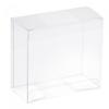 MECCANIXITY Plastic Retail Boxes 3.9"x2"x3.9" (100x50x100mm) Gift Box with Protecting Film for Candy, Cookies, Christmas, Wedding, Party Wrapping Clear Pack of 10 view 1