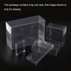 MECCANIXITY Plastic Retail Boxes 3.9"x2"x3.9" (100x50x100mm) Gift Box with Protecting Film for Candy, Cookies, Christmas, Wedding, Party Wrapping Clear Pack of 10 view 3