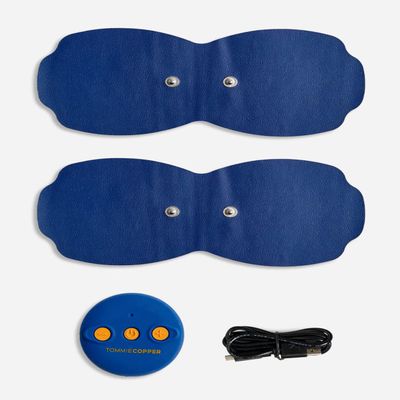 Tommie Copper Wireless TENS Therapy Device Muscle Stimulation & Recovery Support 6 Modes, 20 Intensity Levels, USB Rechargeable, 2 Reusable Electrode Pads Portable & Easy to Use