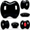 Serene (Midnight Black)(Set of 2) Synergy Stones - Contoured Hot Stone Massage Tools - Deep Heat for Muscle Tension Relief - Relaxing and Therapeutic Ultra-Smooth for on Skin with Oil or Over Clothes view 3