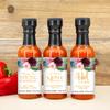 Best Day Ever Spot Watercolor Floral Hot Sauce Gifts, Mini Hot Sauce Bottles, Hot Sauce Wedding Favors, Custom Hot Sauce, Custom Hot Sauce Labels, Personalized Hot Sauce - 1.7oz (Set of 12) view 2