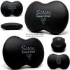 Serene (Basalt Black)(Single) Synergy Stone - Contoured Hot Stone Massage Tool with Radiant Heat - Relaxing and Therapeutic for Neck, Back, Legs, Feet - Matte Surface for on Skin with Oil only view 3
