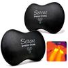Serene (Basalt Black)(Set of 2) Synergy Stones - Contoured Hot Stone Massage Tools - Deep Heat for Muscle Tension Relief - Relaxing and Therapeutic - Matte Surface for on Skin with Oil only view 1