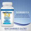 Absolute Nutrition Thyroid T3 Radical Metabolic Support for Women and Men, Energy and Focus, Healthy Thyroid Function, Natural Formula, Non-GMO, No Caffeine, 2 Pack 60 Servings, 120 Capsules view 4