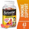 Airborne Kids 500mg Vitamin C Gummies, Kids Immune Support Zinc Gummies with Powerful Antioxidants VIT C & E - 63 Gummies, Assorted Fruit Flavor (Pack of 2) view 2