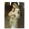 Catholic Gift Bag | Beautiful Marian Designs | Miraculous Medal or Madonna and Child | Includes Tissue Paper and Gift Tag | Great for First Holy Communion and Confirmation (Brown (5" x 4")) view 2