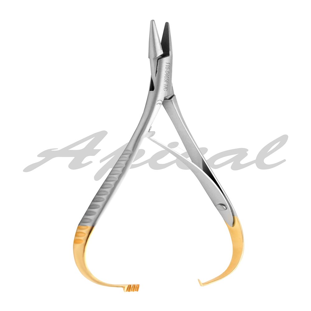 Apical Premium Quality Orthodontic Mathieu Needle Holder 14cm Extra Fine Beak TC