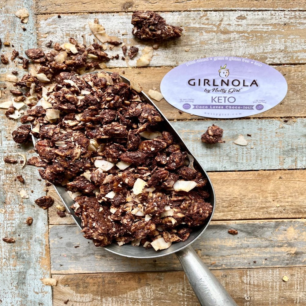 Low Sugar Low Carb Granola Cereal | Coco Loves Choco-Lot | 10 Lbs | Nutty Girl Keto Girlnola
