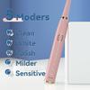 7AM2M Sonic Electric Toothbrush for Adults and Kids- High Power Rechargeable Toothbrushes with 8 Brush Heads,5 Adjustable Modes, Built-in 2-Minute Smart Timer,4 Hours Fast Charge for 30 Days(Pink) view 3