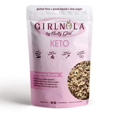 Low Sugar Low Carb Granola Cereal | Nut-oriously Original | 6 Pack | Nutty Girl Keto Girlnola