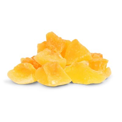 Dried Cantaloupe Chunks by Its Delish, 2 lbs Bulk Bag | Best For Snacking, Baking, Cooking, Nutritious and Healthy Snack, High in Fiber | Tropical Melon Candied Dried Fruit Low Sugar | Vegan & Kosher