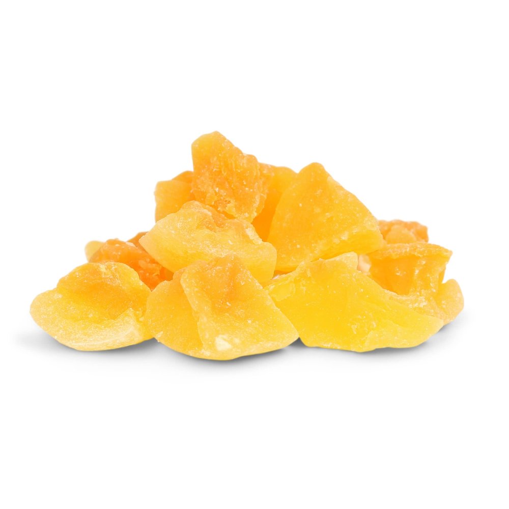 Dried Cantaloupe Chunks by Its Delish, 2 lbs Bulk Bag | Best For Snacking, Baking, Cooking, Nutritious and Healthy Snack, High in Fiber | Tropical Melon Candied Dried Fruit Low Sugar | Vegan & Kosher