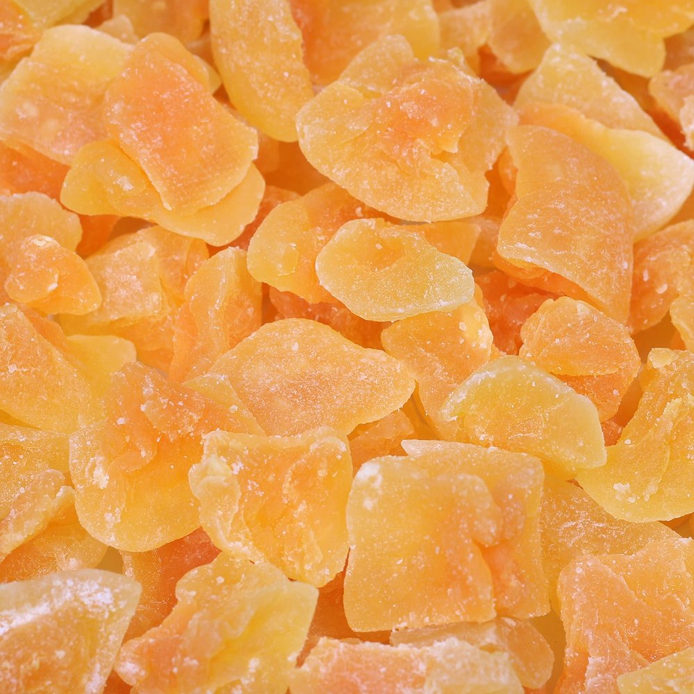 Dried Cantaloupe Chunks by Its Delish, 5 lbs Bulk Bag | Best For Snacking, Baking, Cooking, Nutritious and Healthy Snack, High in Fiber | Tropical Melon Candied Dried Fruit Low Sugar | Vegan & Kosher