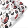 Modern Farmhouse Chicken Farm Animal Wrapping Paper Premium Barnyard Gift Wrap Party Shower Decoration (12 foot x 30 inch roll) view 1