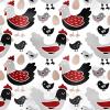 Modern Farmhouse Chicken Farm Animal Wrapping Paper Premium Barnyard Gift Wrap Party Shower Decoration (12 foot x 30 inch roll) view 2