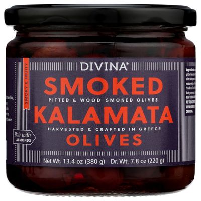 Divina, Smoked Kalamata Olives, 13.7 Ounce