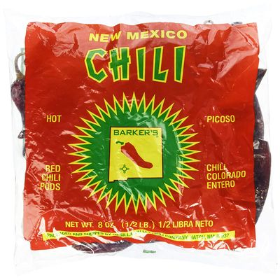 2 Set Hot Red Chili Pods from Hatch, NM - 8 oz