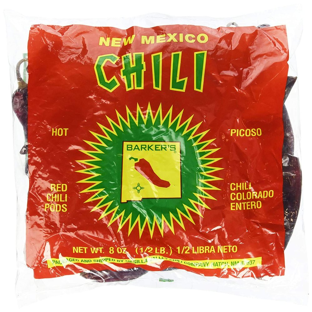 2 Set Hot Red Chili Pods from Hatch, NM - 8 oz