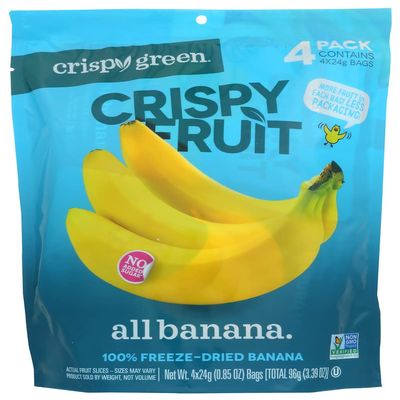 Crispy Green, Banana Freeze Dried, 3.39 Ounce