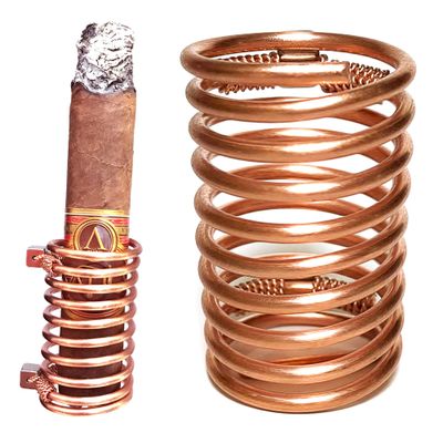 Copper Cigar Caddy Magnetic Cigar Holder for Golf Cart, Solid Copper Construction, Fits Any Cigar Length, Golf Cart Accessory