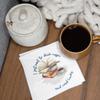 30 Pk, "Books & Coffee" Beverage 3-Ply Paper Party Napkins for Book Clubs and Events, Lunches, Garden Parties, Tea Time view 3