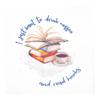 30 Pk, "Books & Coffee" Beverage 3-Ply Paper Party Napkins for Book Clubs and Events, Lunches, Garden Parties, Tea Time view 4