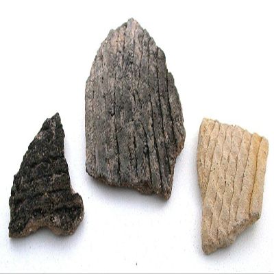 Three Pieces of Antique Pottery Shard American Indian Artifacts AP8