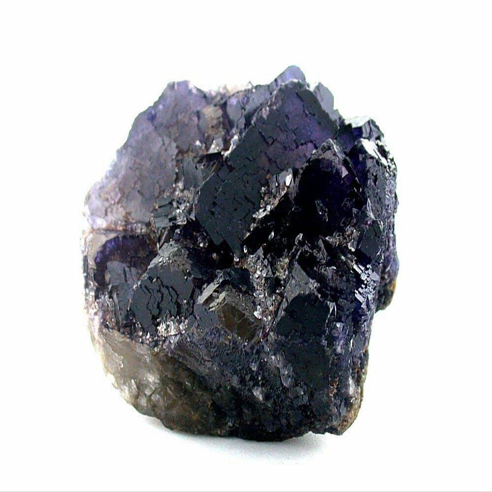 1 Pound 2.7 Ounce 530 Grams Purple Fluorite Multi Crystal Mexico Specimen FS1