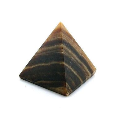1 4/5 Inch x 1 4/5 Inch Natural Aragonite Pyramid Gem Stone Gemstone ES7401
