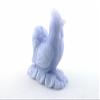 BLUE LACE AGATE ROOSTER CARVING GEMSTONE GEM STONE NATURAL EBS4919 view 1
