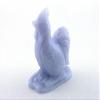 BLUE LACE AGATE ROOSTER CARVING GEMSTONE GEM STONE NATURAL EBS4919 view 2