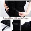 SWISSELITE Post Surgery Pillow for Hysterectomy & C-Section  Abdominal Support with Retractable Straps & Pocket  Adjustable Filling  Fits Waists up to 50" (Ice Pack Not Included) view 2