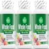 Whole Nature Whole Food Multivitamin for Men and Women Complete Daily Superfood Vitamins Plus Minerals Digestive Enzymes, Probiotics and Omegas. Plant Based Multi Vitamin, Non GMO (3) view 1