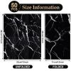 Zonon 50 Pcs Black Marble Guest Towel Disposable Bathroom Paper Napkins Decorative Hand Towels 3 Ply Beverage Dinner Napkins 13x16 Inch for Wedding Cocktail Party Event Table Decor view 4