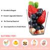 Eupako 50 Pack 5 oz Square Clear Plastic Dessert Cups with Spoons Small Clear Plastic Tumbler Cups Great for Desserts, Appetizers, Puddings, Mousse view 3