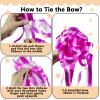 2 Pcs Large Gift Bags Oversized Plastic Storage Bags 48"x 36" with 2 Pcs Pull Flowers for Huge Big Gifts Presents Wrapping Kids Bicycle Bike Goodie Bags, Birthday, Party, New Parents Baby Shower view 4