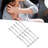10Pcs Portable Extendable Back Scratcher, Telescopic Claw Metal Back Scratchers Hand Massager Tool with Pocket Clip for Thanksgiving, Birthday, Christmas Gifts view 2