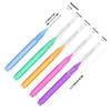 EasyHonor Braces Brush for Cleaner Interdental Brush Toothpick Dental Tooth Flossing Head Oral Dental Hygiene Flosser Toothpick Cleaners Tooth Cleaning Tool (5Colors,50pcs) view 2