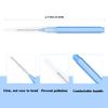 EasyHonor Braces Brush for Cleaner Interdental Brush Toothpick Dental Tooth Flossing Head Oral Dental Hygiene Flosser Toothpick Cleaners Tooth Cleaning Tool (5Colors,50pcs) view 4